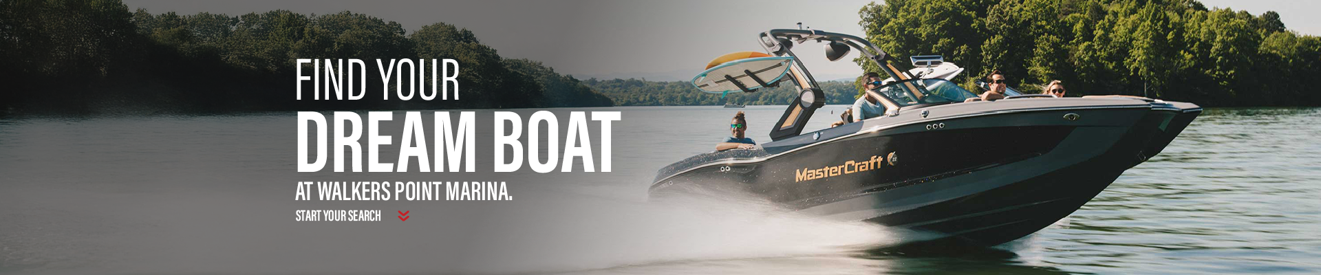 MasterCraft Boats at Walkers Point Marina on Lake Muskoka