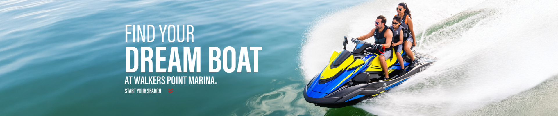 Yamaha Waverunner at Walkers Point Marina on Lake Muskoka